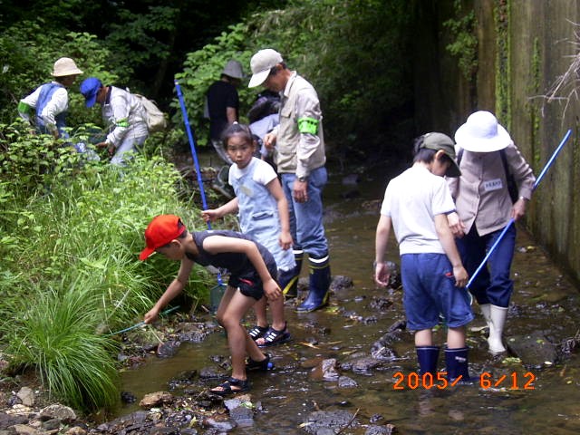 ��V�т��y���݂Ȃ���A��̒��Ԃ����������ƕ߂܂��ώ@����摜