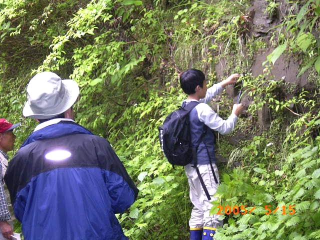 �n���}�[�Ŕ~�����w�̒n���𒲂׎肢��ʐ^�@