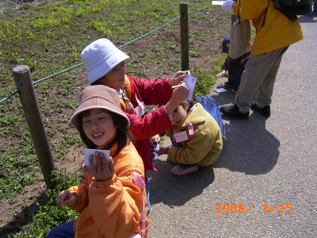 ���[�̑��Ԃł����ȐF�̂��G�����������Ă���q�ǂ��̎ʐ^